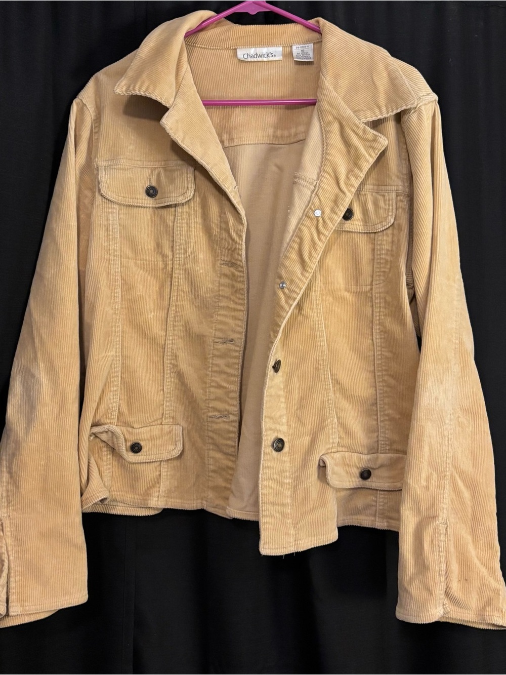 Chadwicks Mustard Yellow Corduroy Jacket